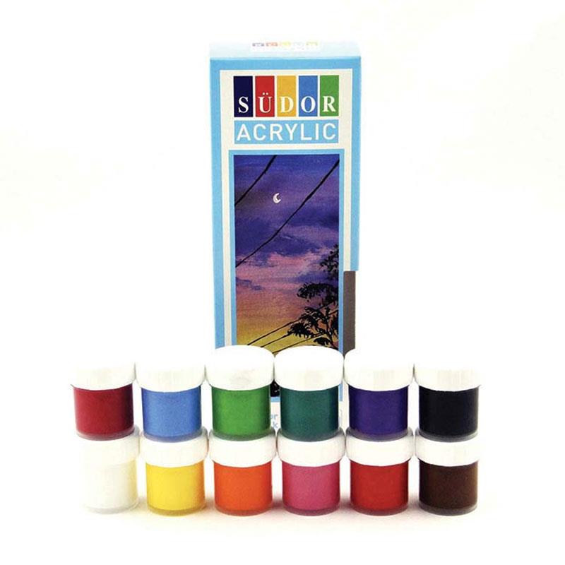 Südor Akrilik Boya 12 Renk x 20 ml